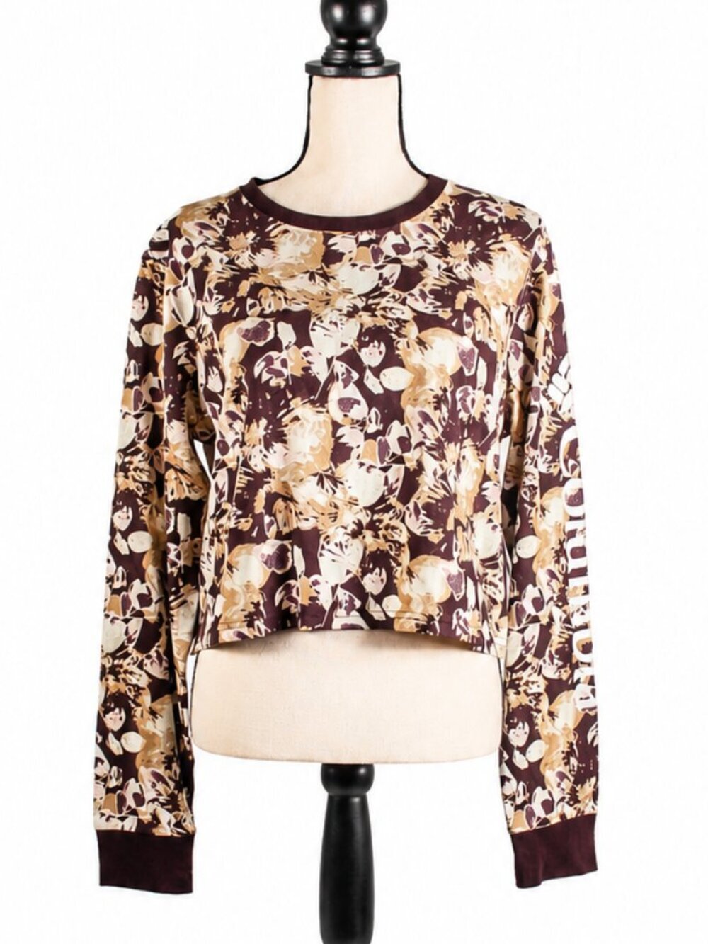 NWT Columbia North Cascades Floral Cropped Long Sleeve XL